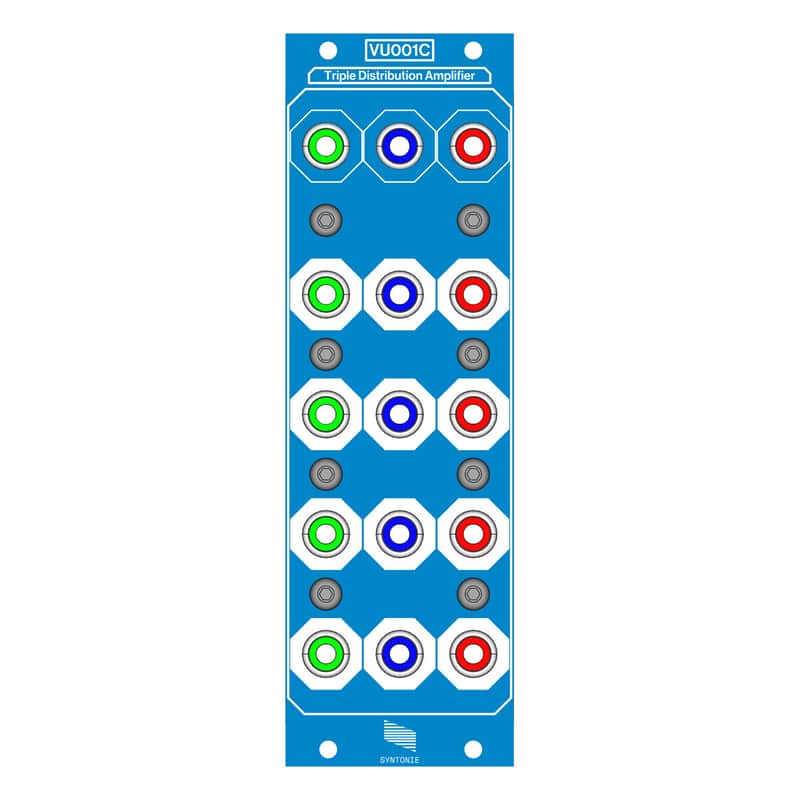 Syntonie VU001C - Triple Video Distribution Amplifier Eurorack Video Module image 1
