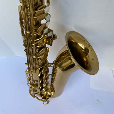 Vintage Silvertone Tenor Saxophone with Mouthpiece, Hard Case – Ready to Play 🎷 image 17
