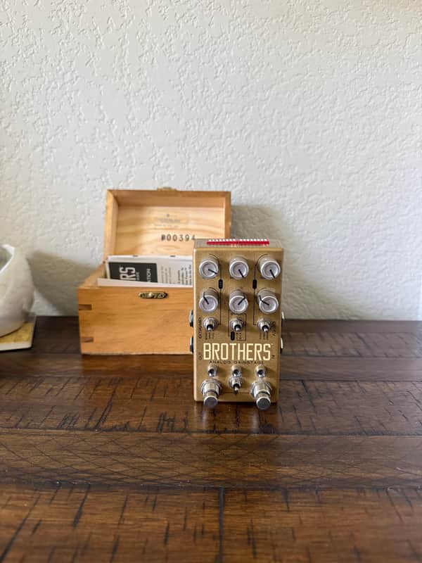 Chase Bliss Audio Brothers Analog Gain Stage 2017 - 2018 - Gold image 1