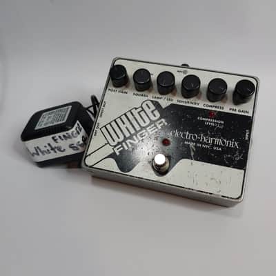 Electro-Harmonix White Finger Analog Optical Compressor Pedal | Reverb