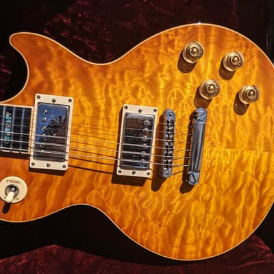 2002 Gibson Custom Shop Les Paul Elegant - AAAA - Amber Quilt Top - 7lbs - 12oz image 12