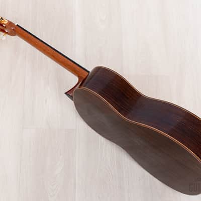 1979 Yasuyuki Abe Model No. 004 Vintage Classical Guitar, Spruce + Rosewood w/ Case image 14