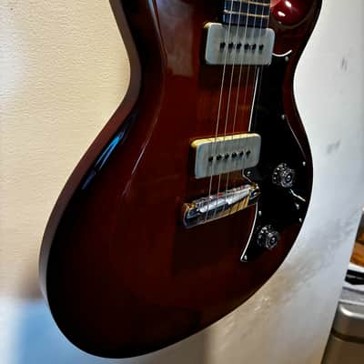 PRS Mira 245 Soapbar 25th Anniversary Smoked Amber Electric Guitar w/OHSC image 4