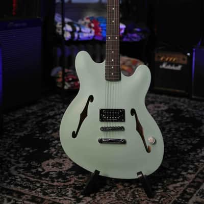 Fender Tom Delonge Starcaster, Rosewood Fingerboard, Chrome Hardware, Surf Green image 1