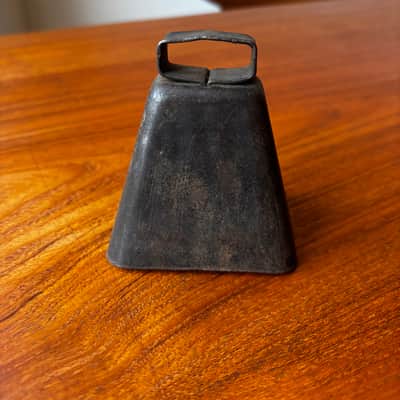 Vintage 1900s 3" Steel Cowbell Sheep Bell Unmarked - See Video! image 4