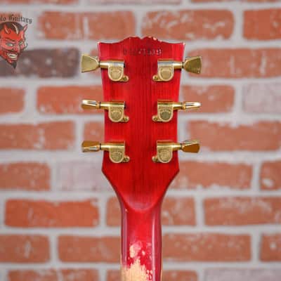 Gibson Les Paul Custom Plain Maple Top Cherry Sunburst 1981 w/OHSC (Refret) image 10