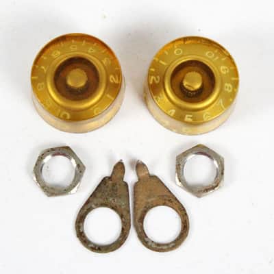 1974 Vintage Gibson Les Paul/L6-S/SG/ES Original Gold Speed Knobs 1970s USA image 1