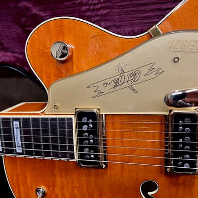 Gretsch G6120T-55 Vintage Select '55 Chet Atkins Hollow Body with Bigsby 2016 - Present - Vintage Orange Stain image 18