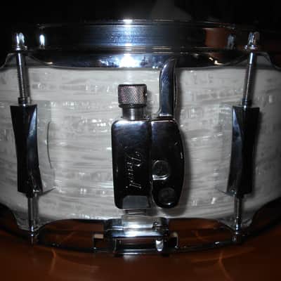 Pearl Pearl Limited Edition SST Birch 14x5.5 Snare drum Marine Pearl image 2