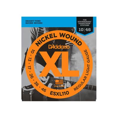 ESXL110 Nickel Wound Regular Light Double BallEnd 10-46 D'Addario image 1