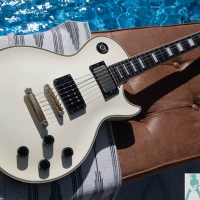 1997 Orville (Licensed by Gibson) LPC-75 - Alpine White w Seymour Duncan Bridge PU! - Pro Set Up w Perfect Frets/Action/Intonation! image 10