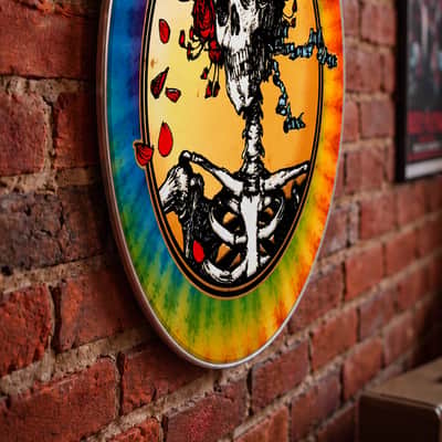Grateful Dead, Skull & Roses, Bertha, 22" Bass Drumhead image 2