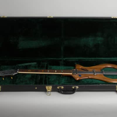 Wandre  Rock Basso Solid Body Electric Bass Guitar (1961), black tolex hard shell case. image 10