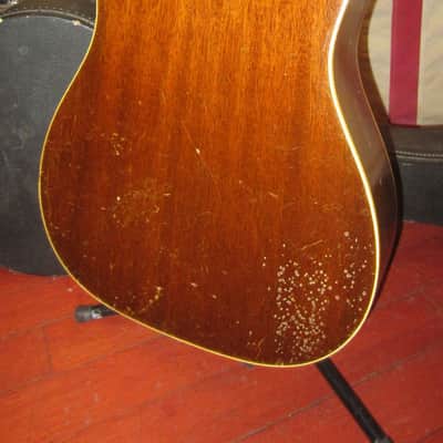 1965 Epiphone FT-79 Texan Sunburst w/ Original Hardshell Case image 6