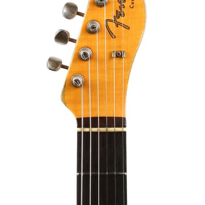 2021 Fender Custom Shop S20 Limited '59 Telecaster Custom Super Heavy Relic Faded Aged Sunburst - 2021 Fender Custom Shop S20 Limited '59 Telecaster Custom Super Heavy Relic Faded Aged Sunburst image 4