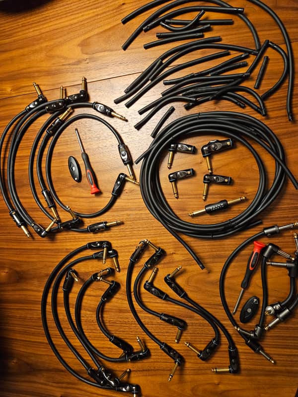 D'Addario PW-GPKIT-50 Planet Waves DIY Solderless Custom 1/4" TS Cable Kit - 40', 10 plugs 2008 - 2020 - Black image 1