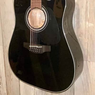 New Takamine GD30CE-12 BLK G30 Series 12-String Dreadnought Cutaway Acoustic/Electric Guitar - Gloss Black, Help Support Small Business, Shop Here! image 5
