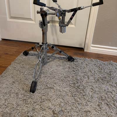 DW DWCP9300 9000 Series Heavy Duty Double-Braced Snare Drum Stand 2010s - Chrome image 1