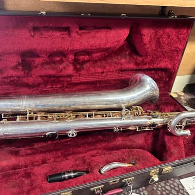Jupiter JBS-893 Baritone Sax 2001 - Silver plated image 6