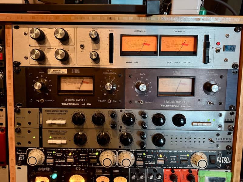 Urei 1178 Stereo Peak Limiter 1970s - Silverface image 1