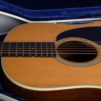 C. F. Martin D-28S Flat Top Acoustic Guitar (1971), ser. #288699, original molded blue plastic hard shell case. image 13