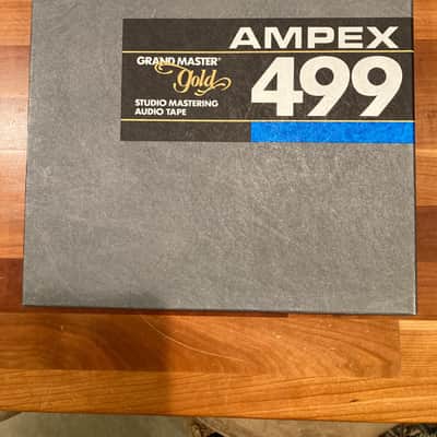 Single Reel of Ampex 499 Grand Master Gold 1/2" X 2500'- New & Unused in original box and unbroken wrapper from original owner- Stored in Climate-Controlled Professional Studio - (9) available image 2