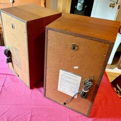 Sony SS-510 Speaker System 1972 - Mahogany Veneer image 2