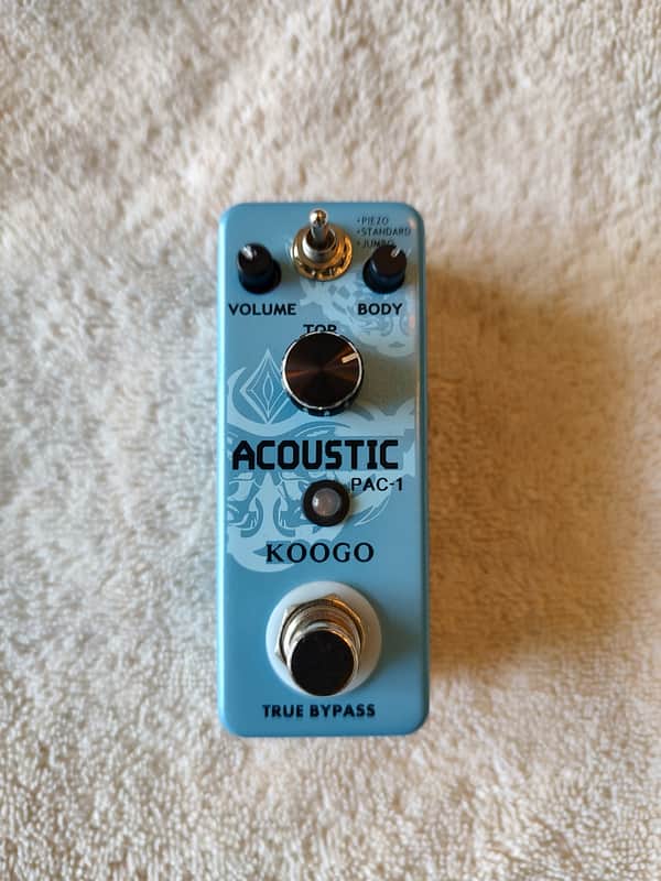 Koogo Acoustic Guitar Simulator Pedal for Electric Guitar image 1