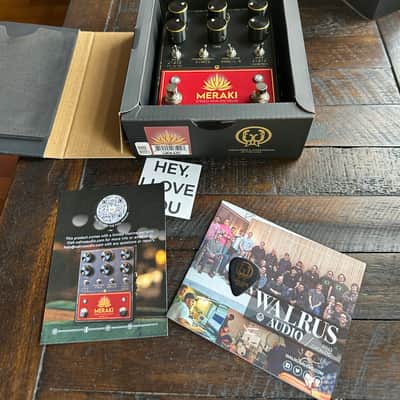 Walrus Audio Meraki Stereo Analog Delay 2024 - Present - Black / Red image 2