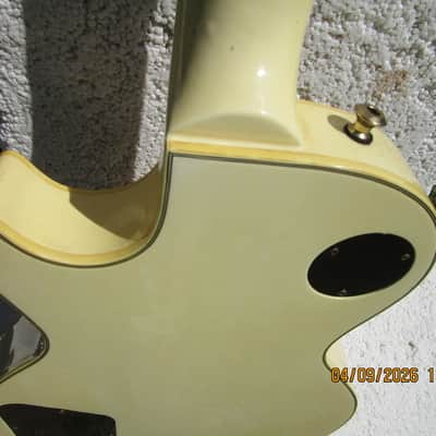 Orville LPC-75 Les Paul Custom Guitar, Japan, White, Gig Bag image 10