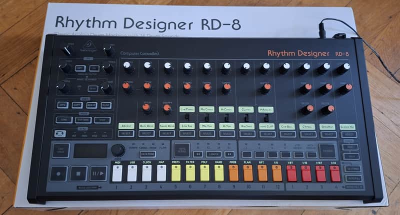 Behringer RD-8 Rhythm Designer 2019 - 2022 - Black image 1