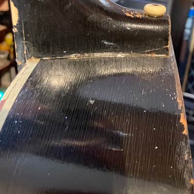 Stella Vintage Small Body Acoustic Blues Box 1940s 1950s - Vintage Sunburst image 10