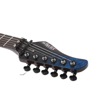 Schecter Reaper 6 Elite FR-S Deep Ocean Blue image 6