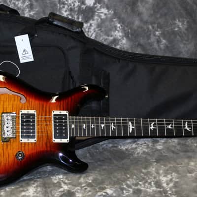 2023 PRS - CE Bolt-On 24 Semi-Hollow - Tri Colored Burst image 3