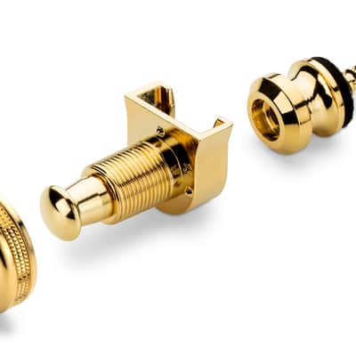 Schaller S-Locks Strap Locks, Gold, Set (2) image 4