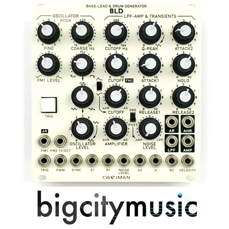 Cwejman BLD Bass-Lead & Drum Generator, white image 1