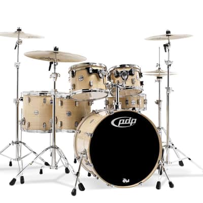 PDP PDCM2215NA Concept Maple Series 8x10" / 9x12" / 14x16" / 18x22" / 5.5x14" 5pc Shell Pack