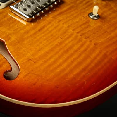 2023 - PRS CE 24 Semi-Hollow - Dark Cherry Sunburst image 18