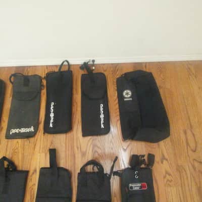 Zildjian DW Promark Meinl Yamaha Protection Racket Lot of (10) drumstick carry bags various brandstop quality image 3