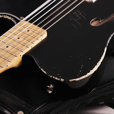 Berly Guitars Thinline T-Style Guitar Aged Black Used image 8