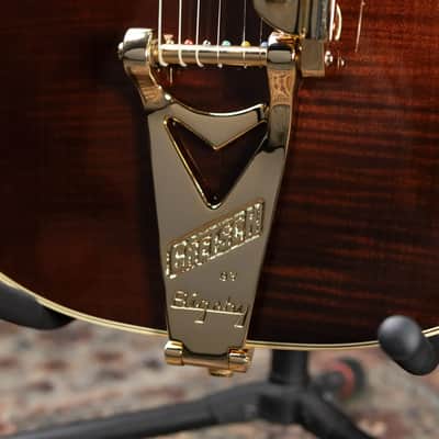 Gretsch G6122T-59 Vintage Select Edition '59 Chet Atkins Country Gentleman Hollow Body with Bigsby Electric Guitar - Walnut Stain Lacquer with Hardshell Case image 15