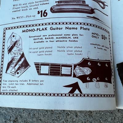 Epiphone Gibson FT-30 bikini badge Caballero 1960 image 15