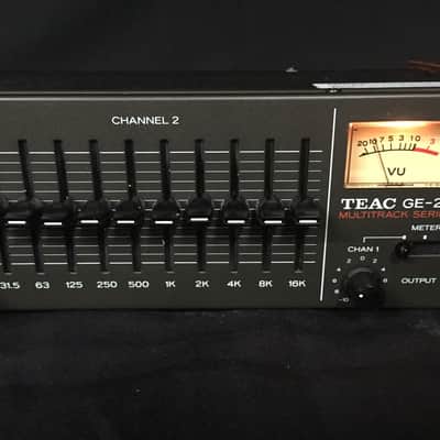 ⭐️TEAC GE-20 10バンド　グラフィックイコライザー　動作確認済み Vintage TEAC GE-20 2ch 10-Band Graphic Equalizer – Dual Mono EQ