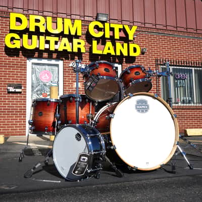 Mapex Armory Studioease 6pc Birch/Maple Shell Pack - Redwood Burst image 2