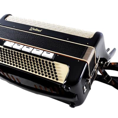 Rare Old/Vintage/Antique, German Made Piano Accordion Weltmeister - 120 bass, 16 registers (11+5) - Golden Era - Youtube VIDEO image 11