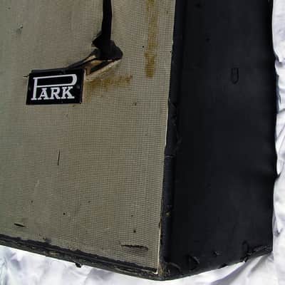 1966 67 Park Marshall 4 X 12” Cabinet Top Handel Black image 5