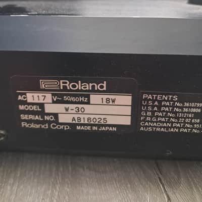 Roland W-30 61-Key Sampling Music Workstation 1989 - 1992 - Black image 3