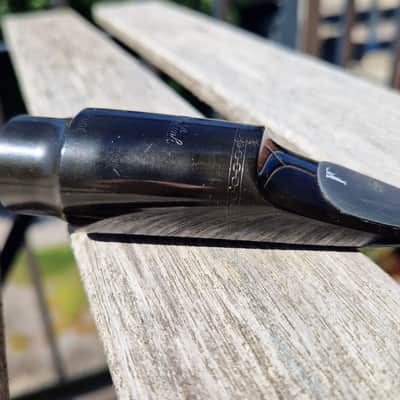 Otto Link straight sig 7* USA tenor saxophone mouthpiece - rubber image 2