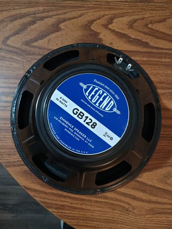 Eminence Legend GB128 50 watt 8 ohm Greenback style speaker image 1