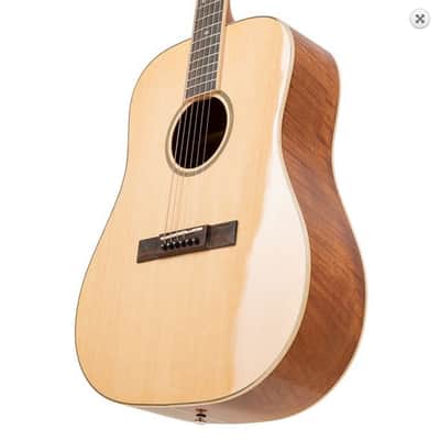 Stagg SA45 D-FM Dreadnought acoustic guitar with spruce top, Series 45, Flamed Mahogany Back & Sides image 3